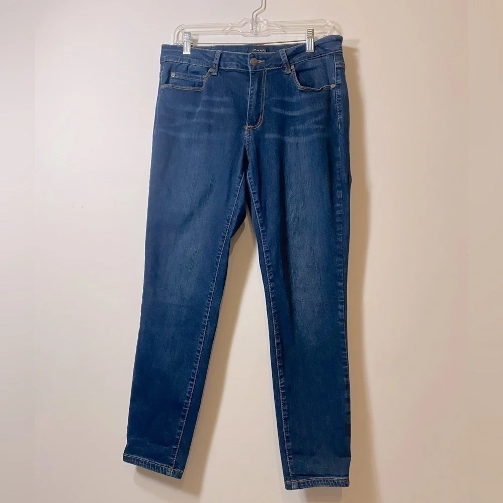 Tahari Kelly Skinny Blue Jeans Womens Size 10
